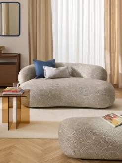 Sofás 2 Plazas|Sofás>Westwing Collection Sofá Alba (2 plazas) Tejido marrón