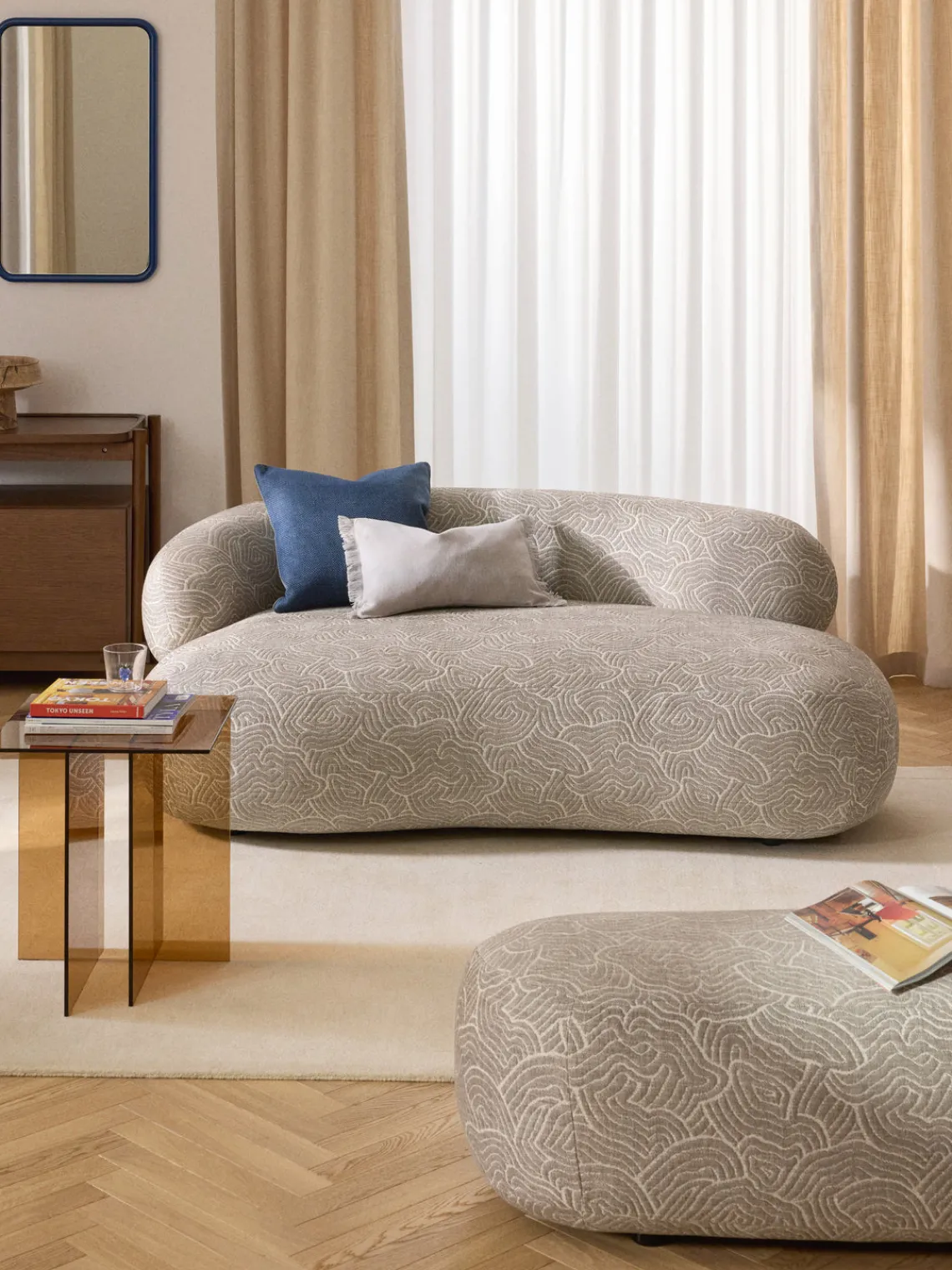 Sofás 2 Plazas|Sofás>Westwing Collection Sofá Alba (2 plazas) Tejido marrón