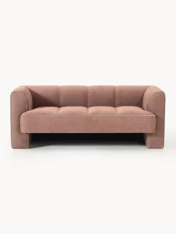 Sofás 2 Plazas|Sofás>Westwing Collection Sofá Bobi (2 plazas) Tejido terracota, verde oliva