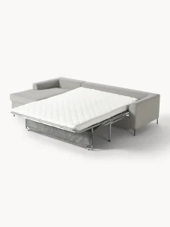 Sofás Cama|Sofás></noscript>Westwing Collection Sofá cama con colchón Cucita (3 plazas) Tejido gris
