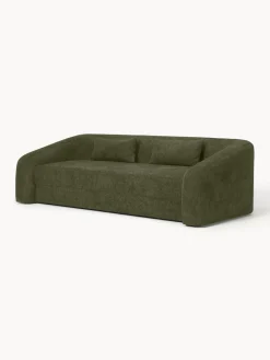 Outlet Sofá cama de borreguillo bouclé Eliot (3 plazas) Sofás Cama|Sofás