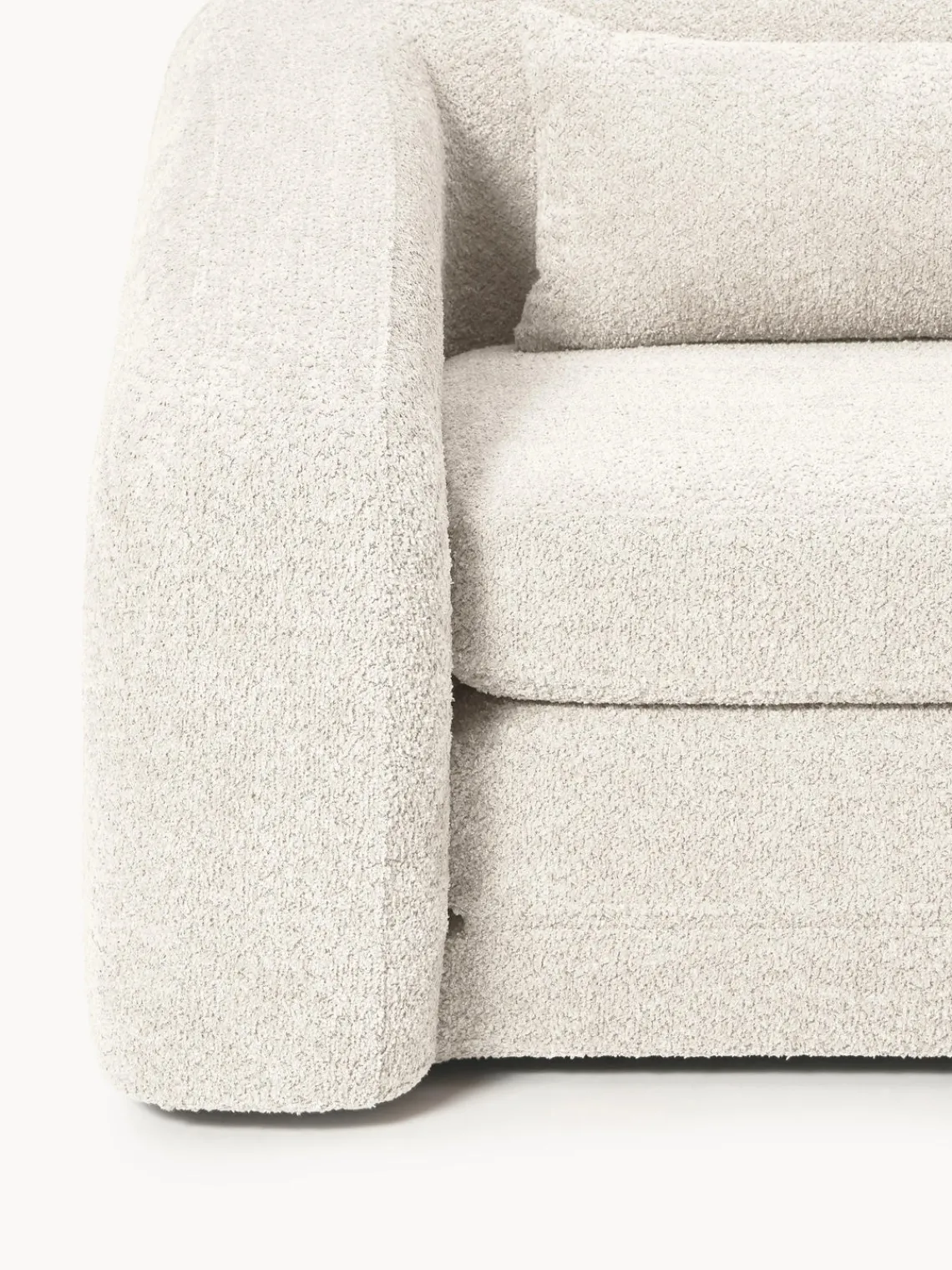 New Sofá cama de borreguillo bouclé Eliot (2 plazas) Sofás Cama|Sofás