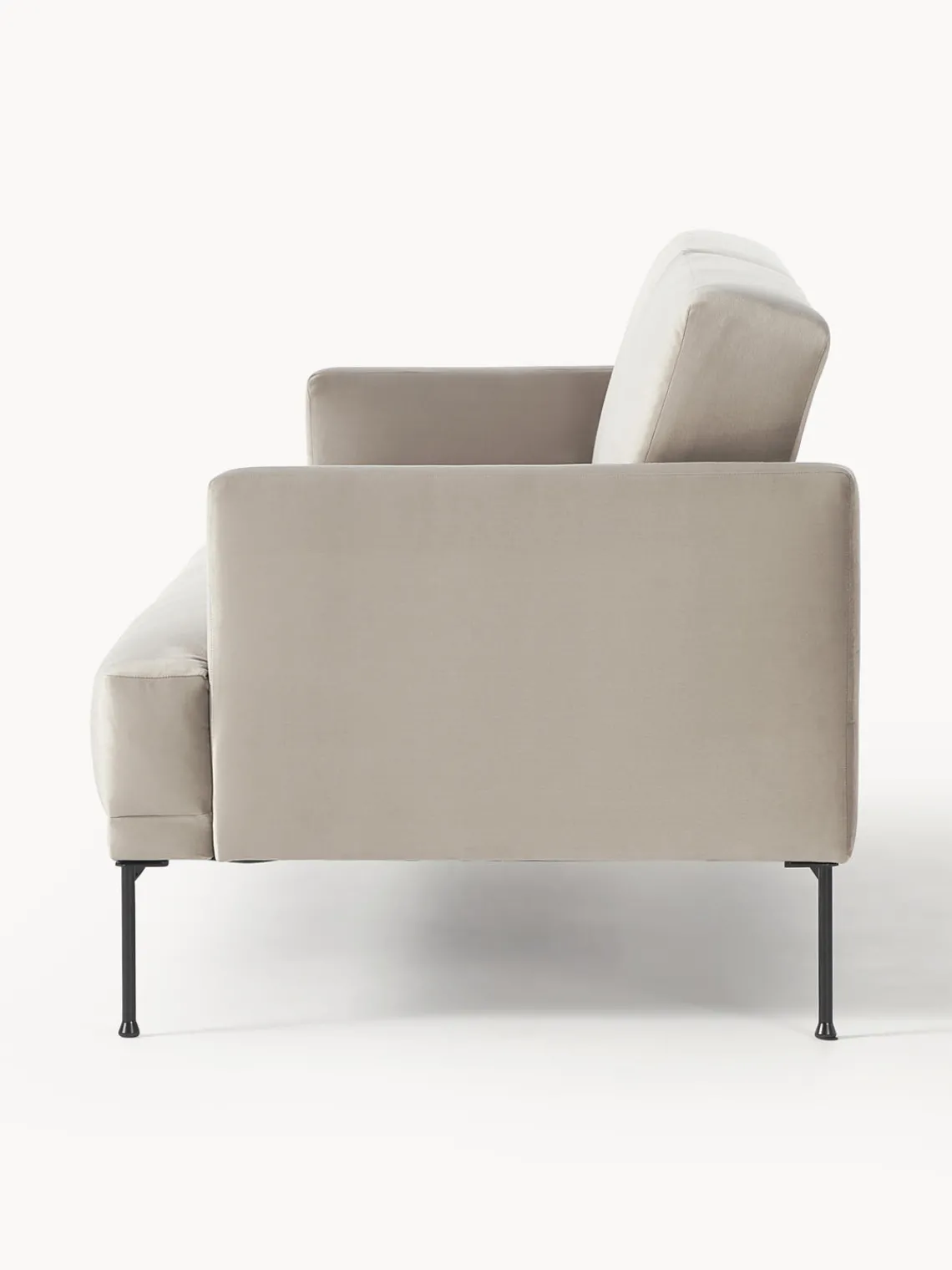 Clearance Sofá cama de terciopelo Fluente (3 plazas) Sofás Cama|Sofás