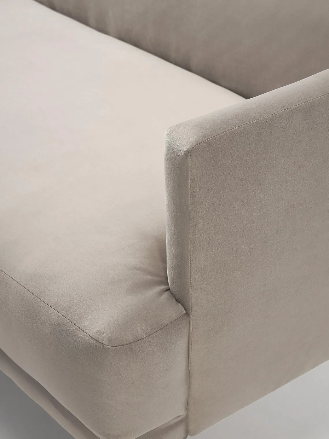 Clearance Sofá cama de terciopelo Fluente (3 plazas) Sofás Cama|Sofás