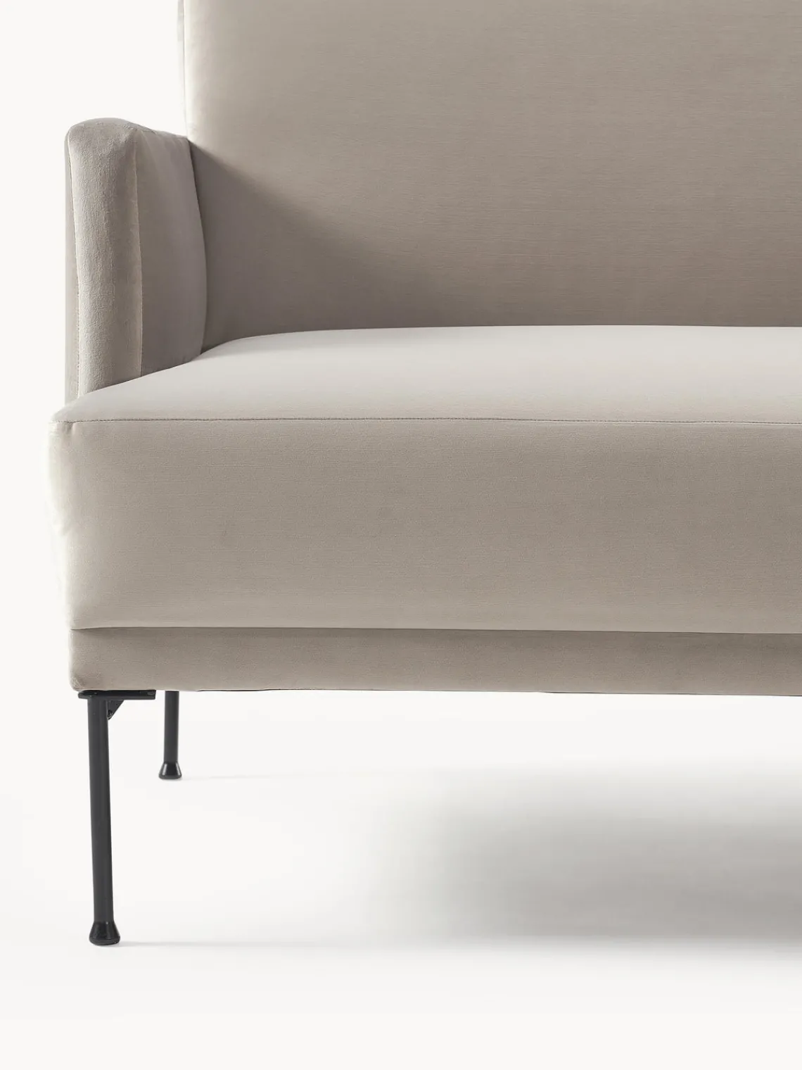 Clearance Sofá cama de terciopelo Fluente (3 plazas) Sofás Cama|Sofás