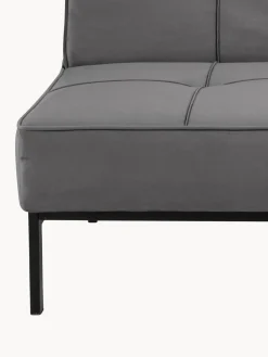 Outlet Sofá cama de terciopelo Perugia (3 plazas) Sofás Cama|Sofás