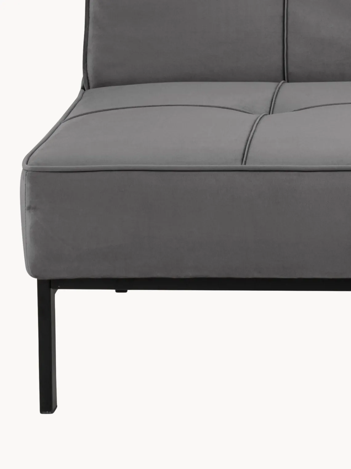 Outlet Sofá cama de terciopelo Perugia (3 plazas) Sofás Cama|Sofás