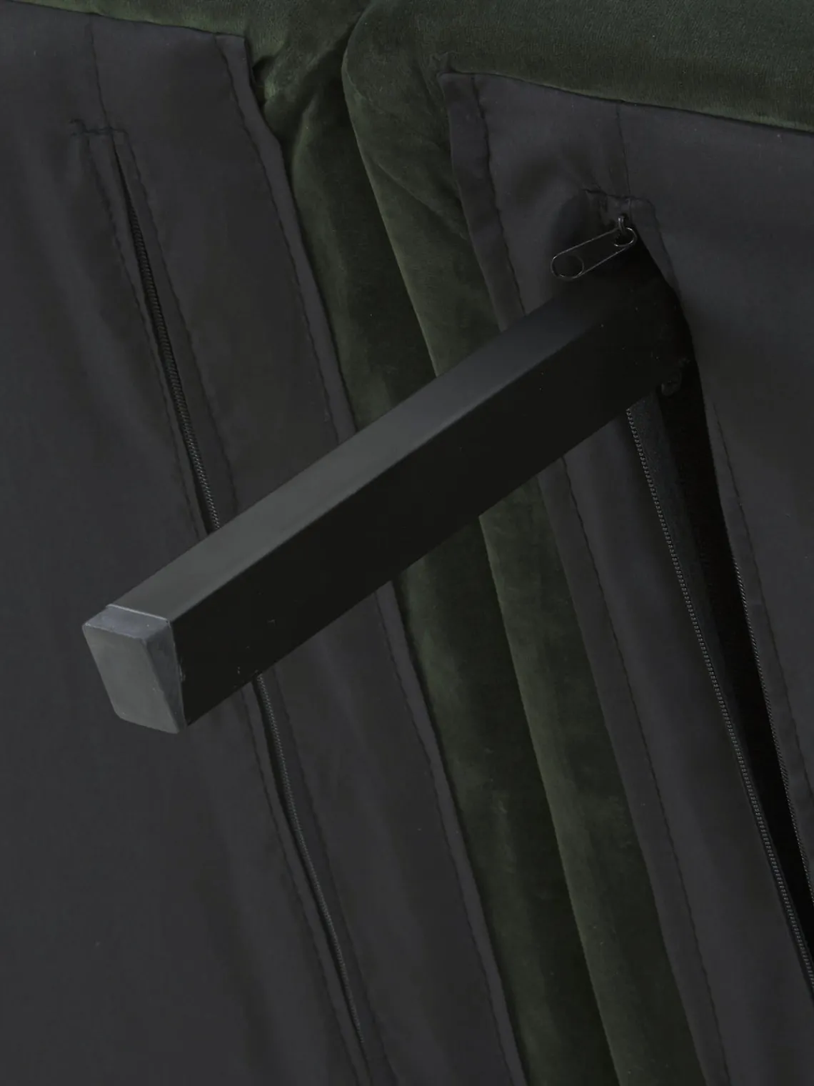 Sofás Cama|Sofás> Sofá cama de terciopelo Perugia (3 plazas) Terciopelo verde profundo