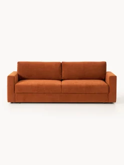 Clearance Sofá cama de terciopelo Tasha (3 plazas), con espacio de almacenamiento Sofás Cama|Sofás