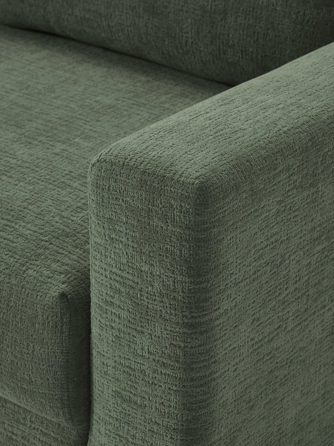 Sofás Cama|Sofás>Westwing Collection Sofá cama de terciopelo Tasha (3 plazas), con espacio de almacenamiento Tejido verde oscuro, aterciopelado