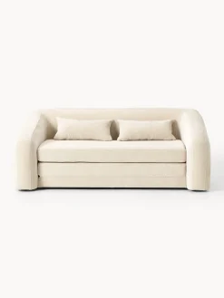 Sofás Cama|Sofás>Westwing Collection Sofá cama Eliot (2 plazas) Tejido blanco crema