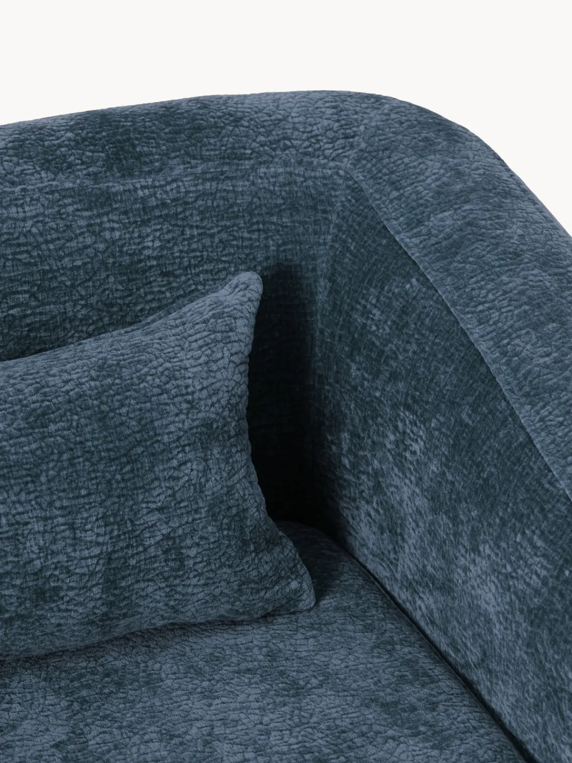 Sofás Cama|Sofás>Westwing Collection Sofá cama Eliot (2 plazas) Tejido azul oscuro, suave