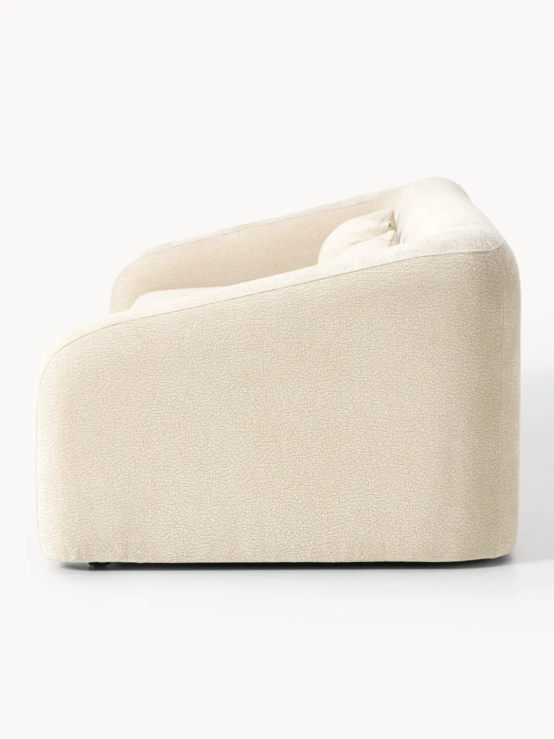 Sofás Cama|Sofás>Westwing Collection Sofá cama Eliot (3 plazas) Tejido blanco crema