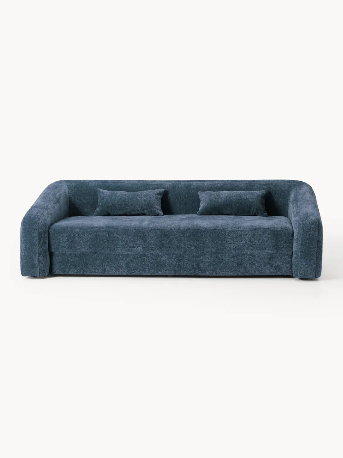 Sofás Cama|Sofás>Westwing Collection Sofá cama Eliot (3 plazas) Tejido azul oscuro, suave