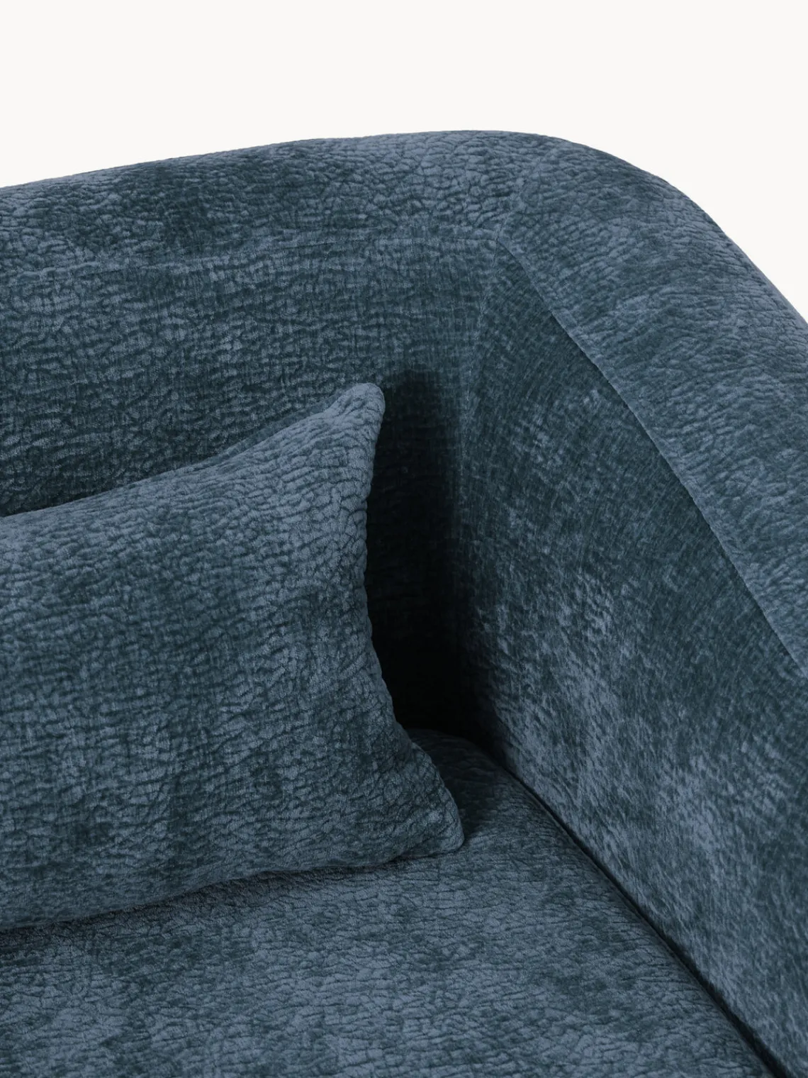 Sofás Cama|Sofás>Westwing Collection Sofá cama Eliot (3 plazas) Tejido azul oscuro, suave