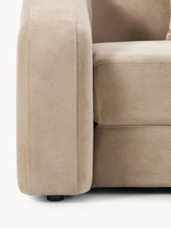 Sofás Cama|Sofás></noscript>Westwing Collection Sofá cama Eliot (3 plazas) Tejido aterciopelado beige