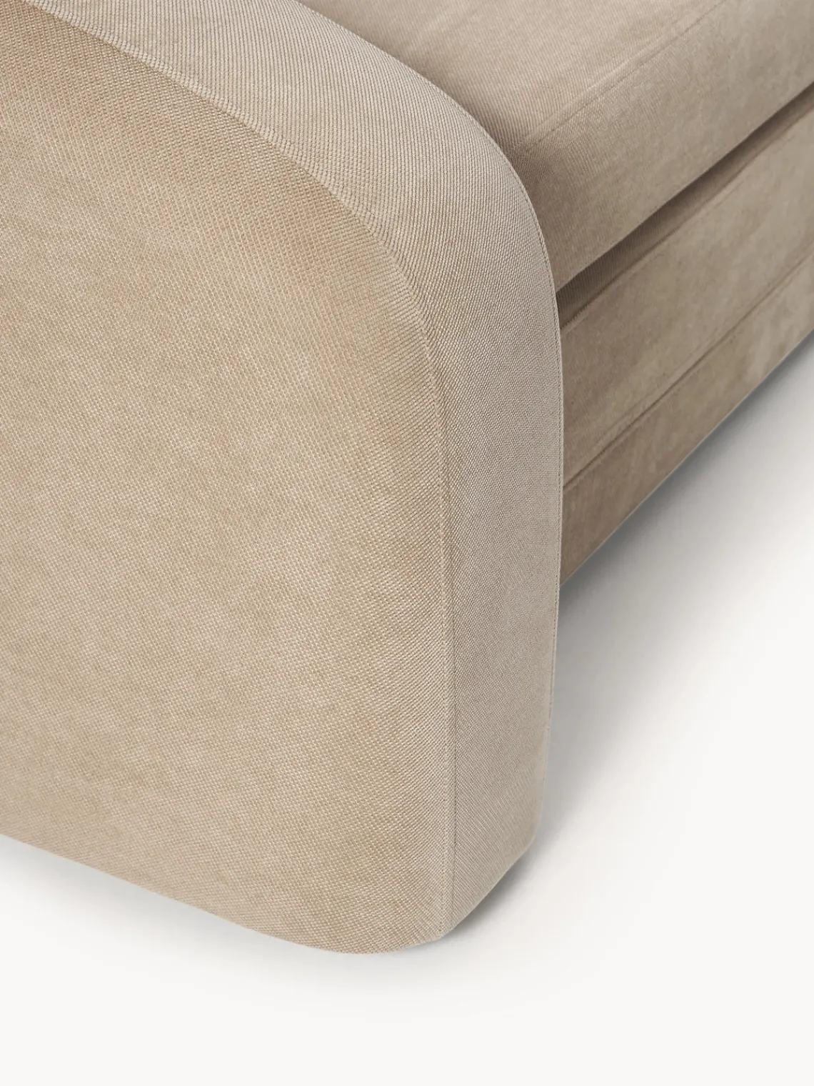 Sofás Cama|Sofás>Westwing Collection Sofá cama Eliot (2 plazas) Terciopelo beige