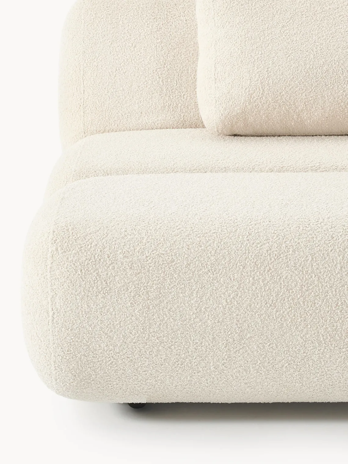 Sofás Cama|Sofás>Westwing Collection Sofá cama en borreguillo Caterpillar (3 plazas) Borreguillo beige