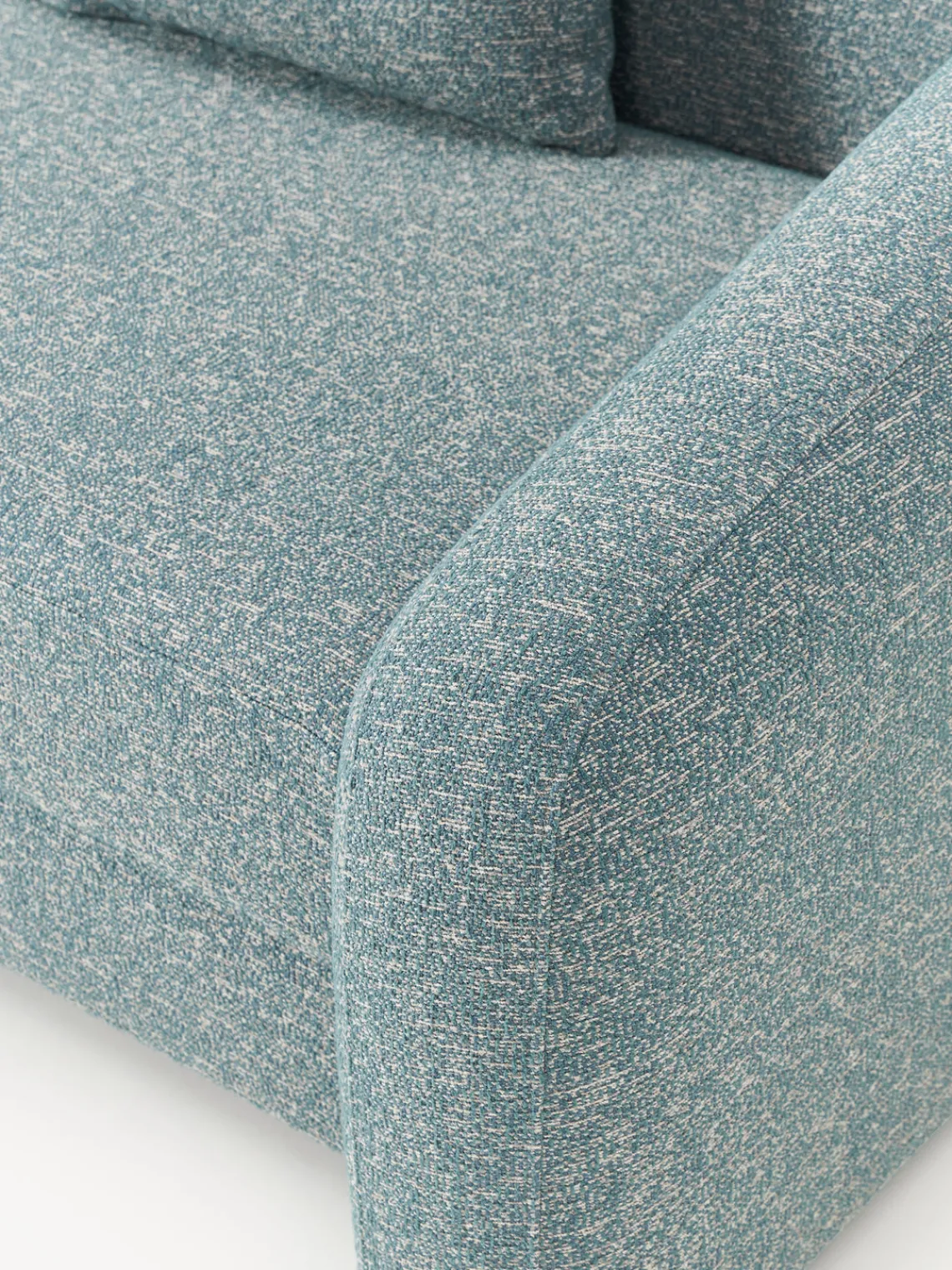 Sofás Cama|Sofás>Westwing Collection Sofá cama en tejido bouclé Eliot (3 plazas) Bouclé azul