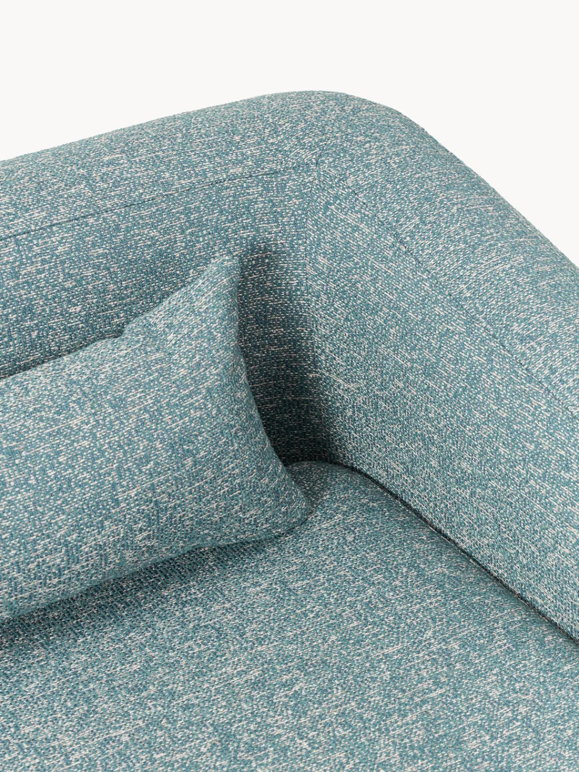 Sofás Cama|Sofás>Westwing Collection Sofá cama en tejido bouclé Eliot (2 plazas) Bouclé azul