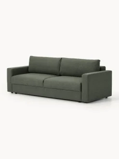 Sofá cama en tejido bouclé Tasha (3 plazas), con espacio de almacenamiento Sofás Cama|Sofás