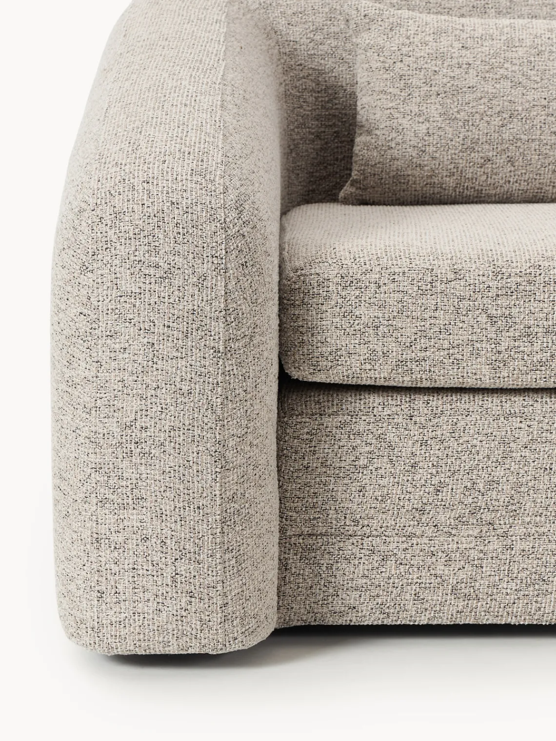 Sofás Cama|Sofás>Westwing Collection Sofá cama en tejido bouclé Eliot (2 plazas) Bouclé beige