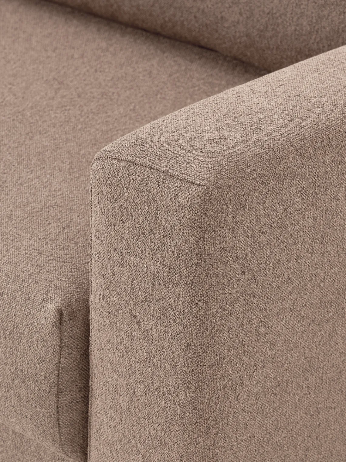 Sofás Cama|Sofás>Westwing Collection Sofá cama en tejido bouclé Tasha (3 plazas), con espacio de almacenamiento Bouclé taupe