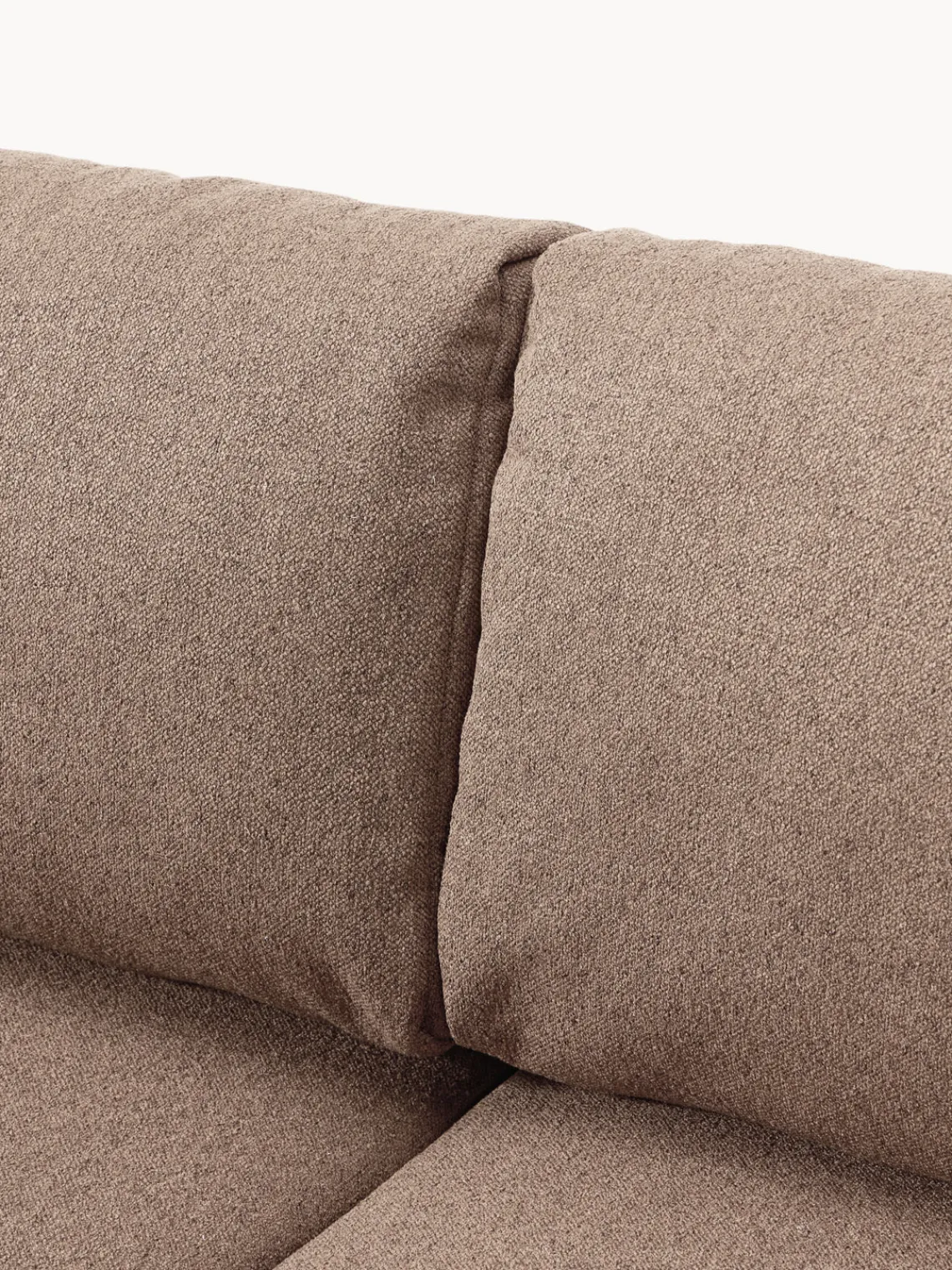 Sofás Cama|Sofás>Westwing Collection Sofá cama en tejido bouclé Tasha (3 plazas), con espacio de almacenamiento Bouclé taupe