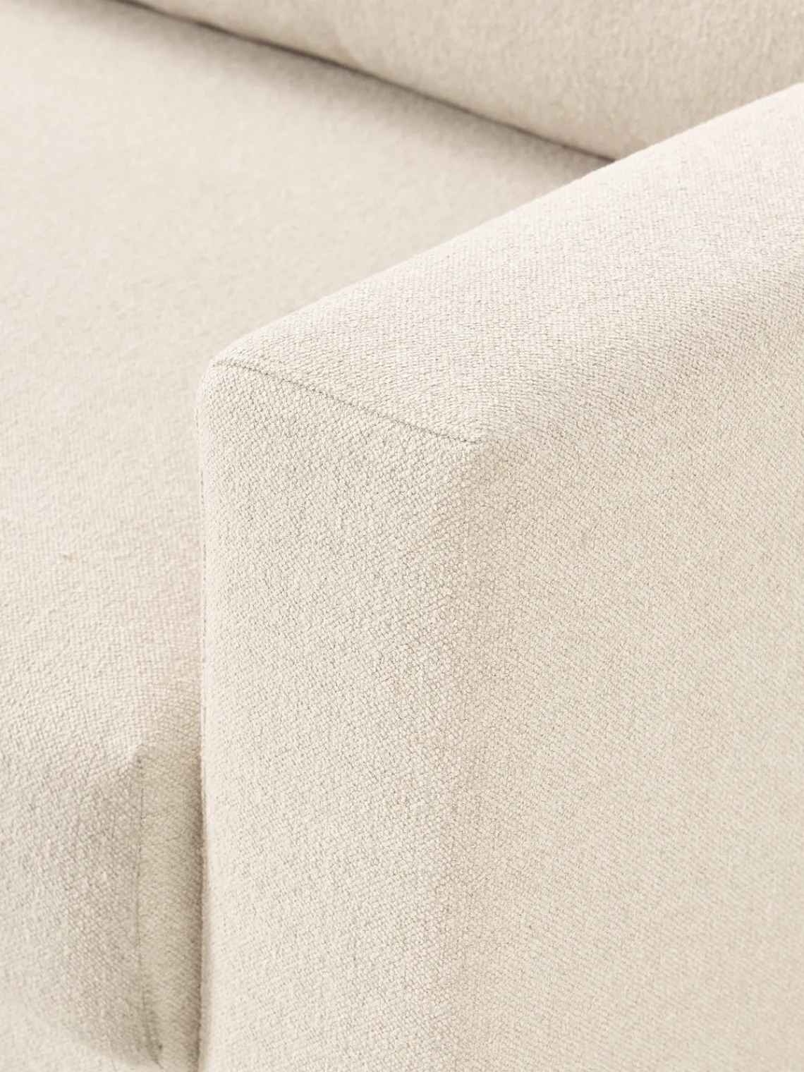 Sofás Cama|Sofás>Westwing Collection Sofá cama en tejido bouclé Tasha (3 plazas), con espacio de almacenamiento Bouclé beige claro