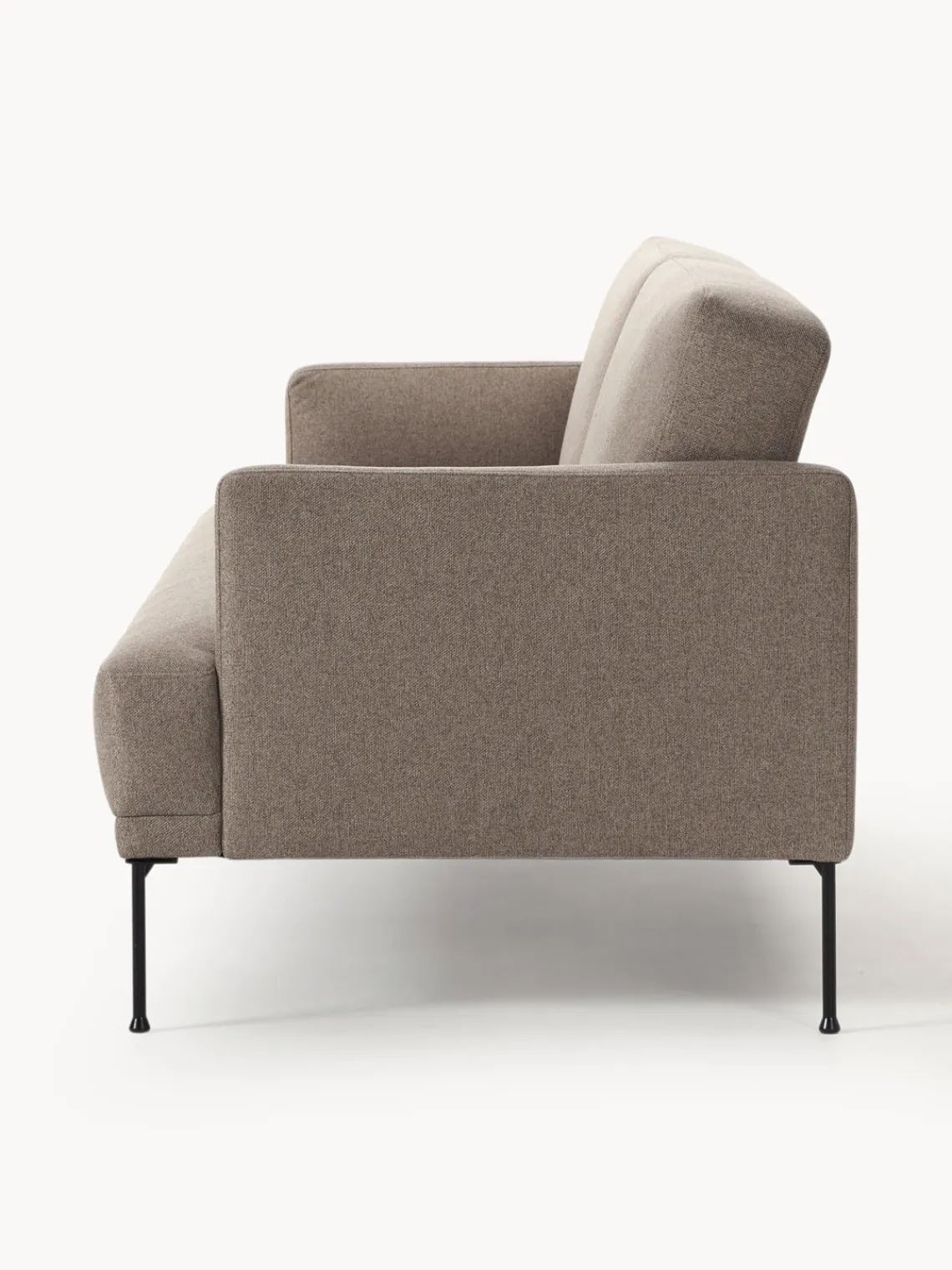 Sofás Cama|Sofás>Westwing Collection Sofá cama Fluente (3 plazas) Tejido taupe