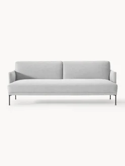 Sofás Cama|Sofás>Westwing Collection Sofá cama Fluente (3 plazas) Tejido gris