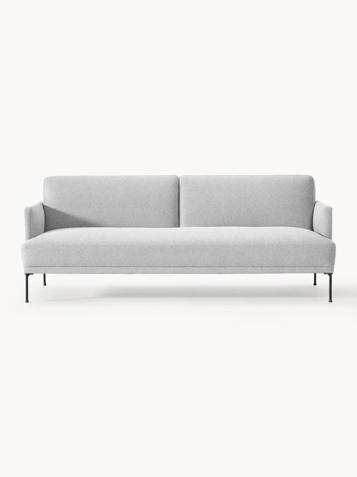 Sofás Cama|Sofás>Westwing Collection Sofá cama Fluente (3 plazas) Tejido gris