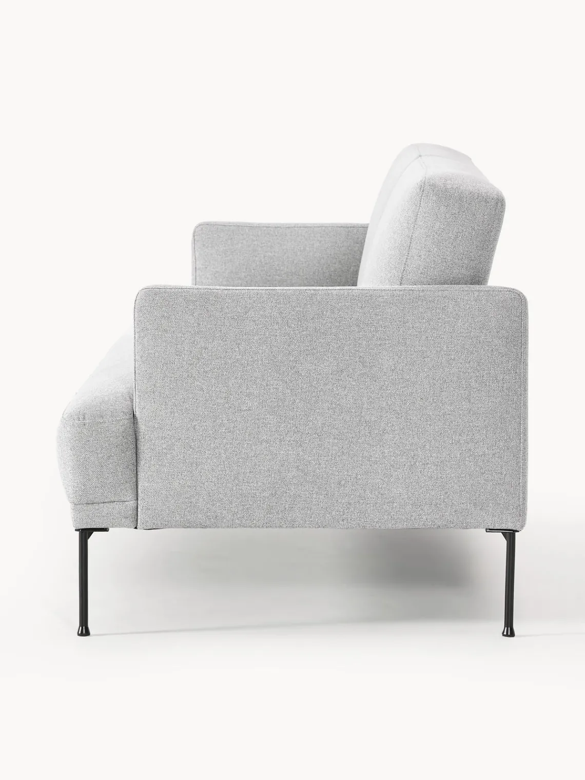 Sofás Cama|Sofás>Westwing Collection Sofá cama Fluente (3 plazas) Tejido gris