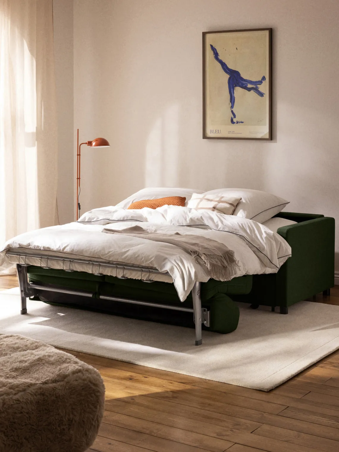 Outlet Sofá cama Morgan, con colchón (2 plazas) Sofás Cama|Sofás