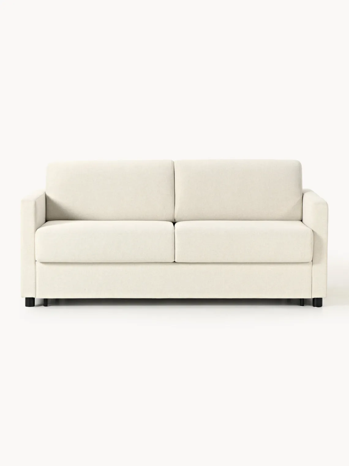 Sofás Cama|Sofás>Westwing Collection Sofá cama Morgan, con colchón (2 plazas) Tejido Off White