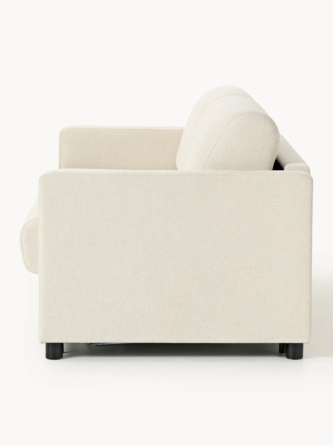 Sofás Cama|Sofás>Westwing Collection Sofá cama Morgan, con colchón (2 plazas) Tejido Off White