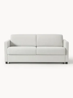 Sofás Cama|Sofás>Westwing Collection Sofá cama Morgan (2 plazas), con colchón Tejido jaspeado greige