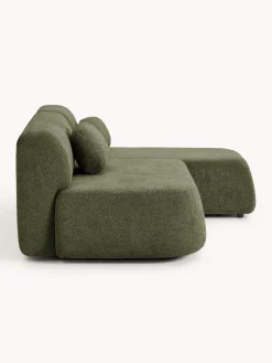 Hot Sofá cama rinconera de borreguillo con espacio de almacenamiento Pao Sofás Cama|Sofás