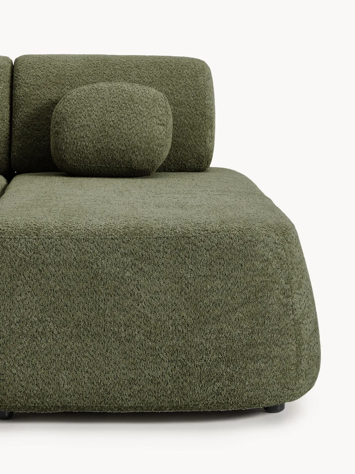 Hot Sofá cama rinconera de borreguillo con espacio de almacenamiento Pao Sofás Cama|Sofás