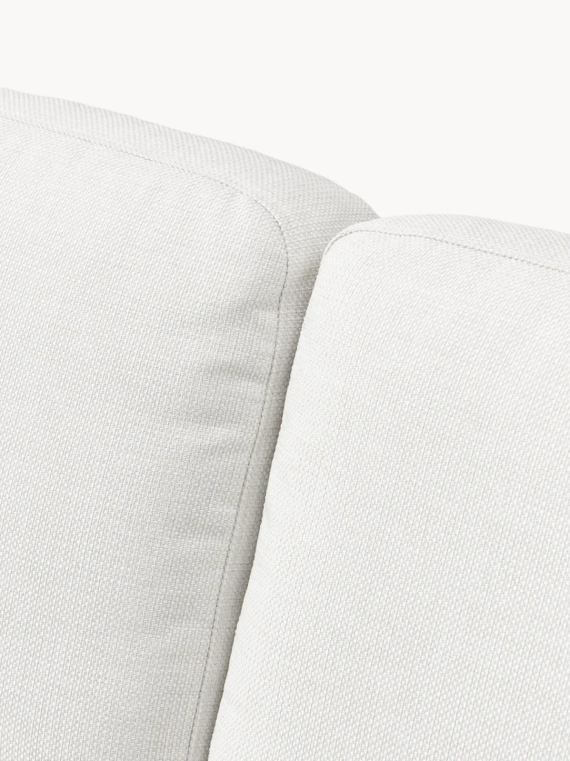 Sofás 3 Plazas|Sofás>Westwing Collection Sofá con patas de metal Emma (3 plazas) Tejido Off White