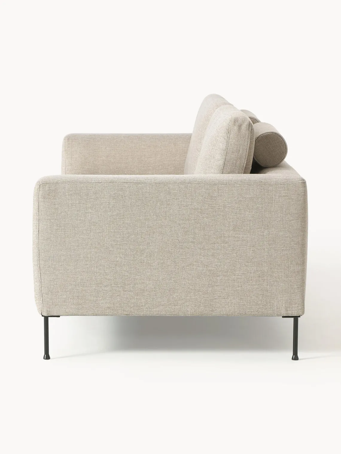 Sofás 3 Plazas|Sofás>Westwing Collection Sofá Cucita (3 plazas) Tejido beige claro