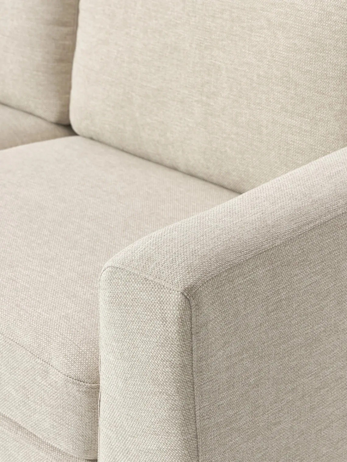 Sofás 3 Plazas|Sofás>Westwing Collection Sofá Cucita (3 plazas) Tejido beige claro