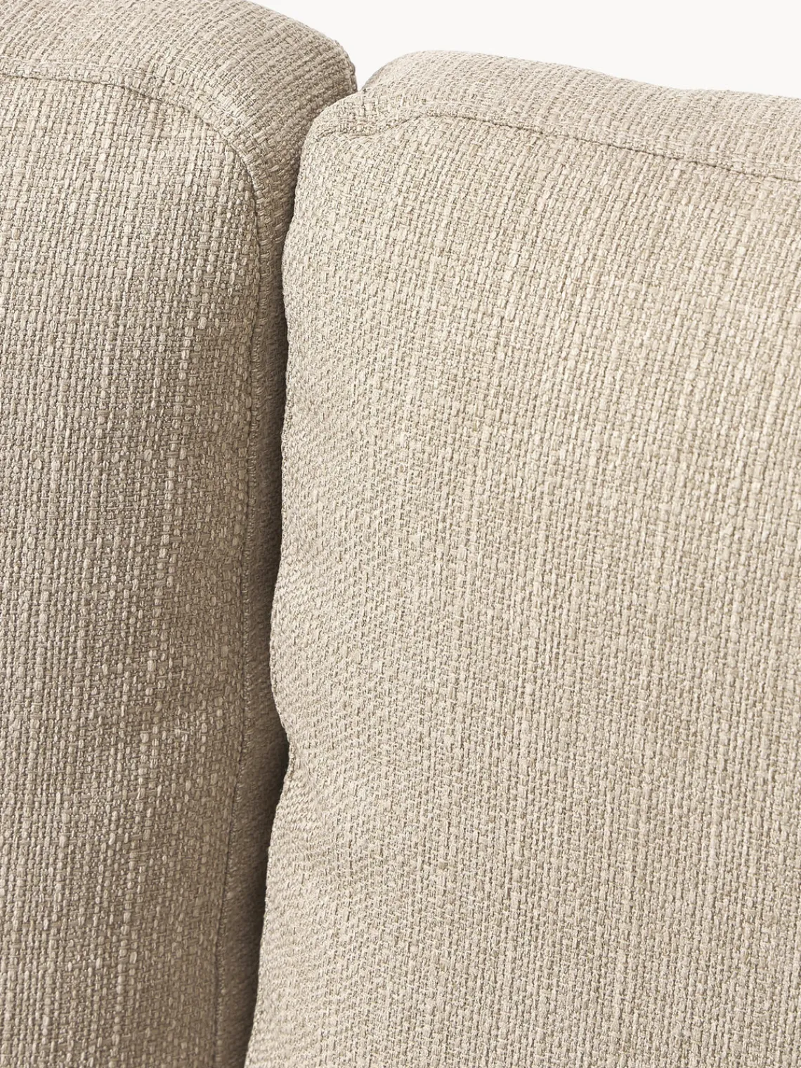 Sofás 3 Plazas|Sofás>Westwing Collection Sofá Cucita (3 plazas) Tejido grueso beige