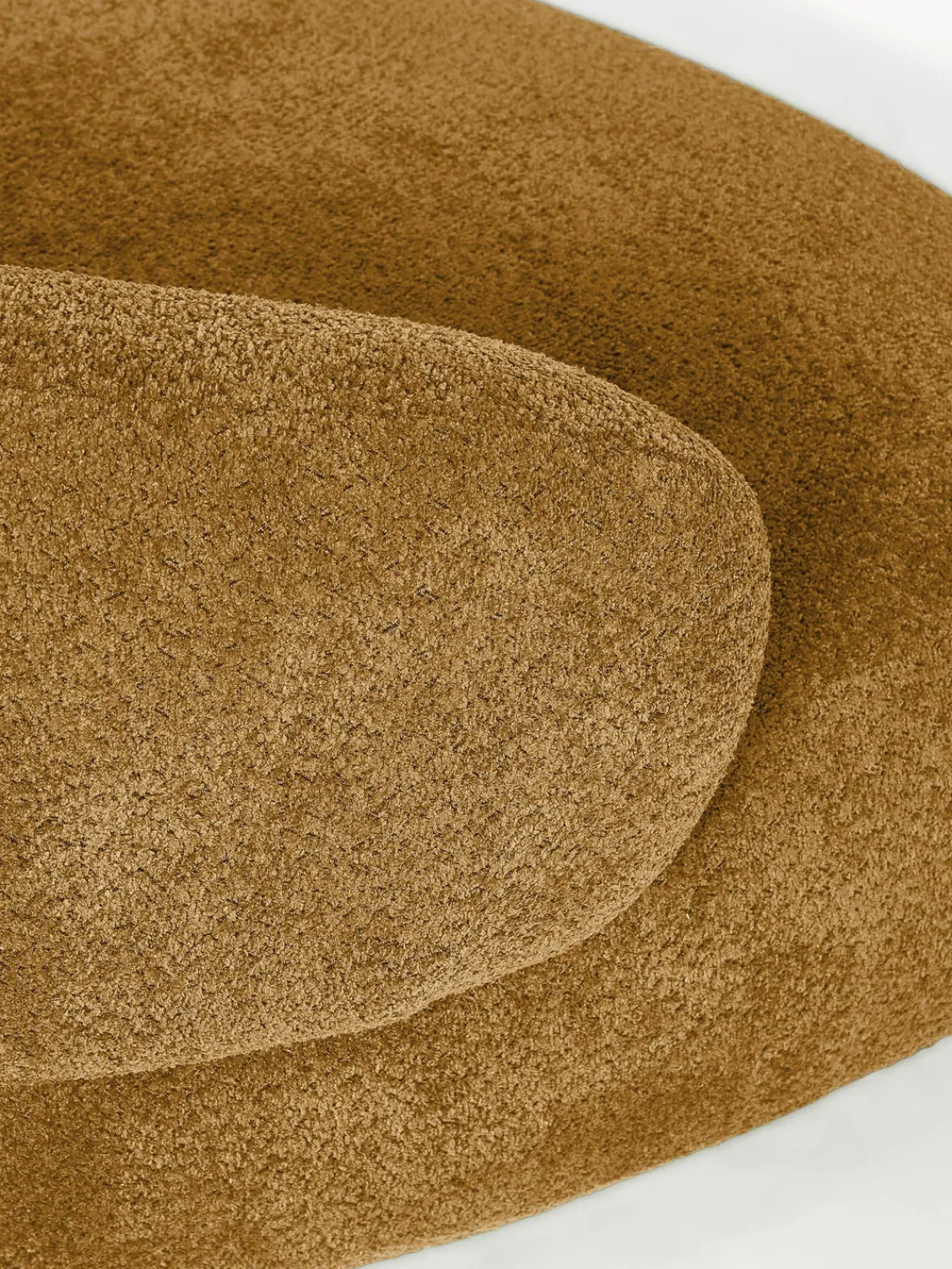 Sofá de borreguillo bouclé Alba (3 plazas) Sofás 3 Plazas|Sofás