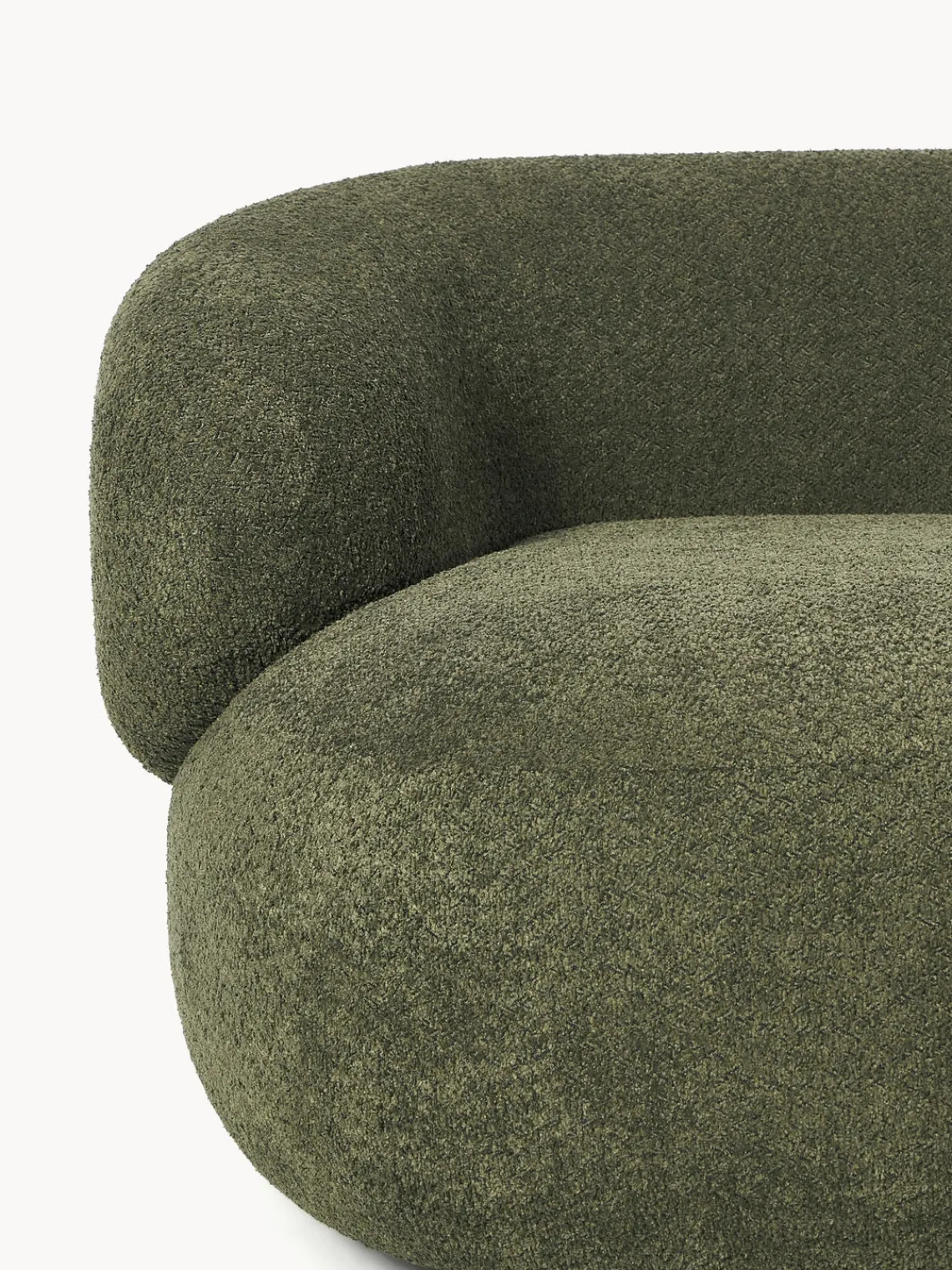 Sofás 3 Plazas|Sofás>Westwing Collection Sofá de borreguillo bouclé Alba (4 plazas) Sofá en tejido borreguillo bouclé Alba (4 plazas)