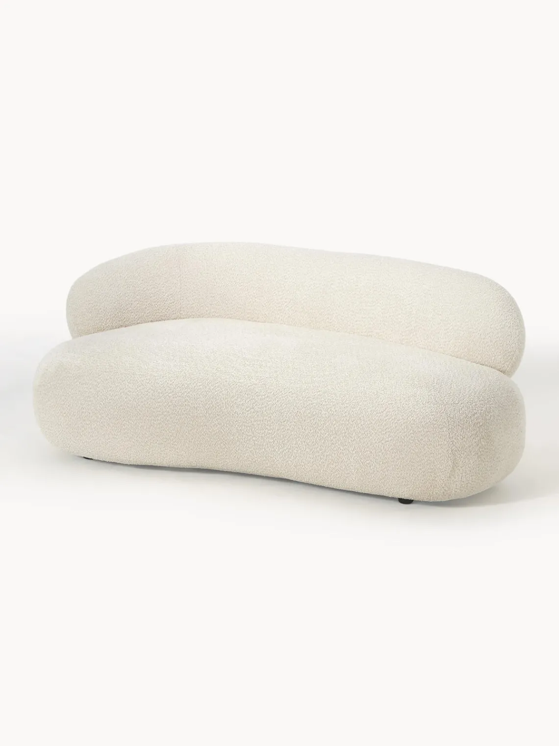 Sale Sofá de borreguillo bouclé Alba (2 plazas) Sofás 2 Plazas|Sofás