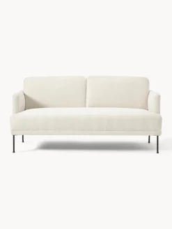 Sofás 2 Plazas|Sofás>Westwing Collection Sofá de borreguillo Fluente (2 plazas) Borreguillo blanco Off White