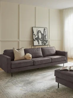 Discount Sofá de cuero reciclado Hunter (3 plazas) Sofás 3 Plazas|Sofás