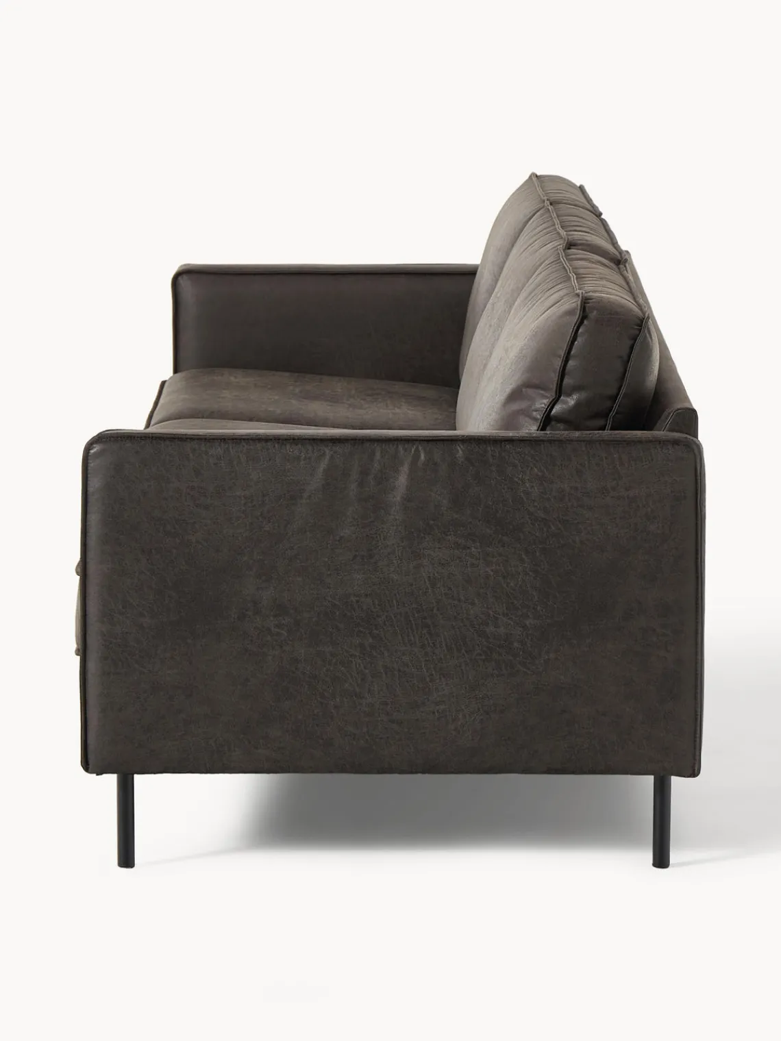 Discount Sofá de cuero reciclado Hunter (3 plazas) Sofás 3 Plazas|Sofás