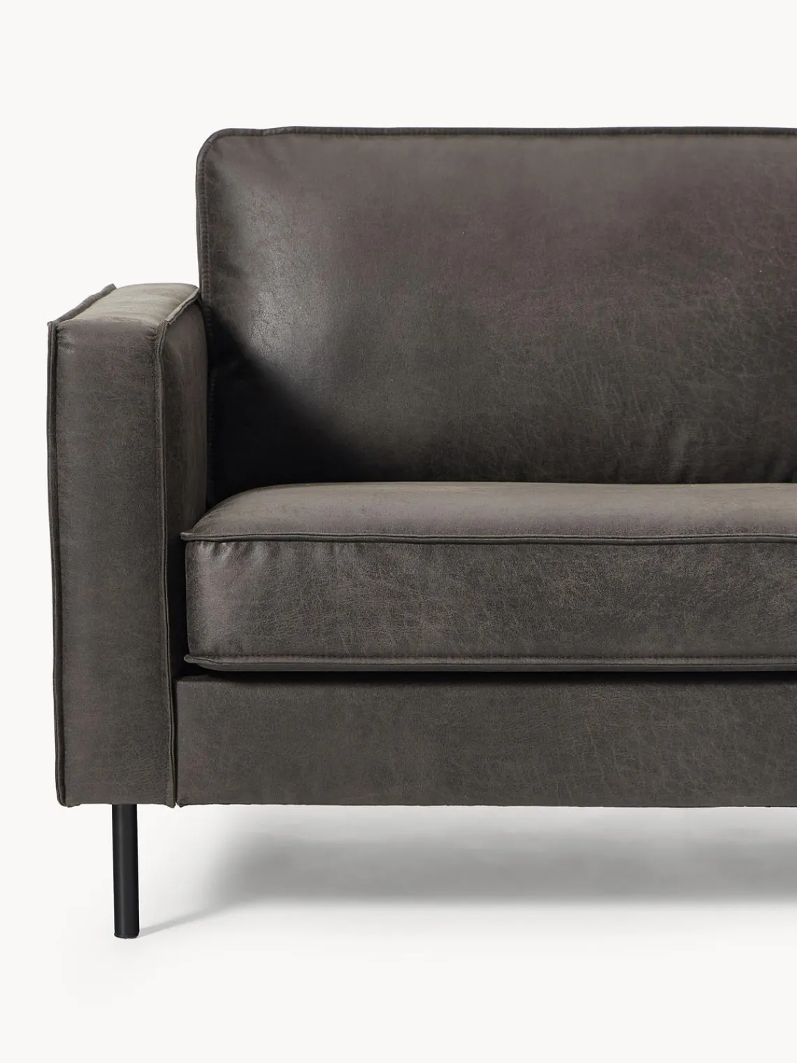 Discount Sofá de cuero reciclado Hunter (3 plazas) Sofás 3 Plazas|Sofás